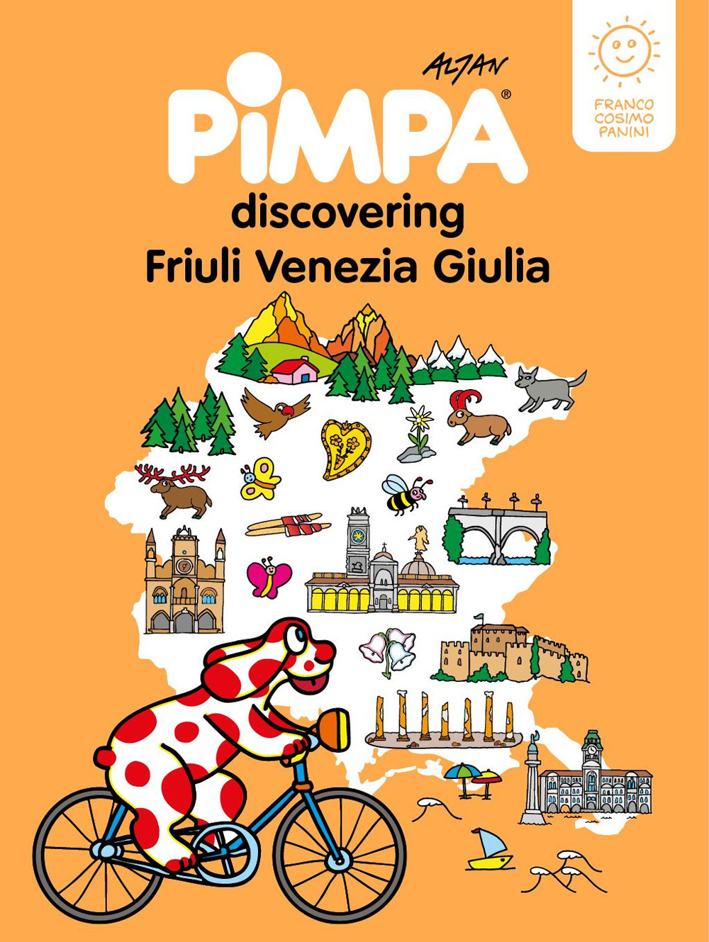 Pimpa discovering Friuli Venezia Giulia