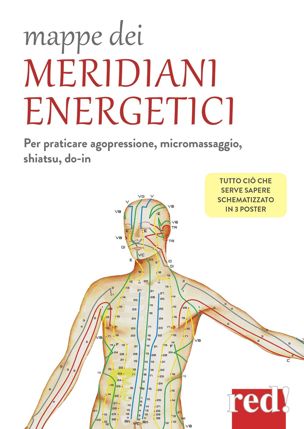 Mappe dei meridiani energetici. Per praticare agopressione, micromassaggio, shiatsu, do-in