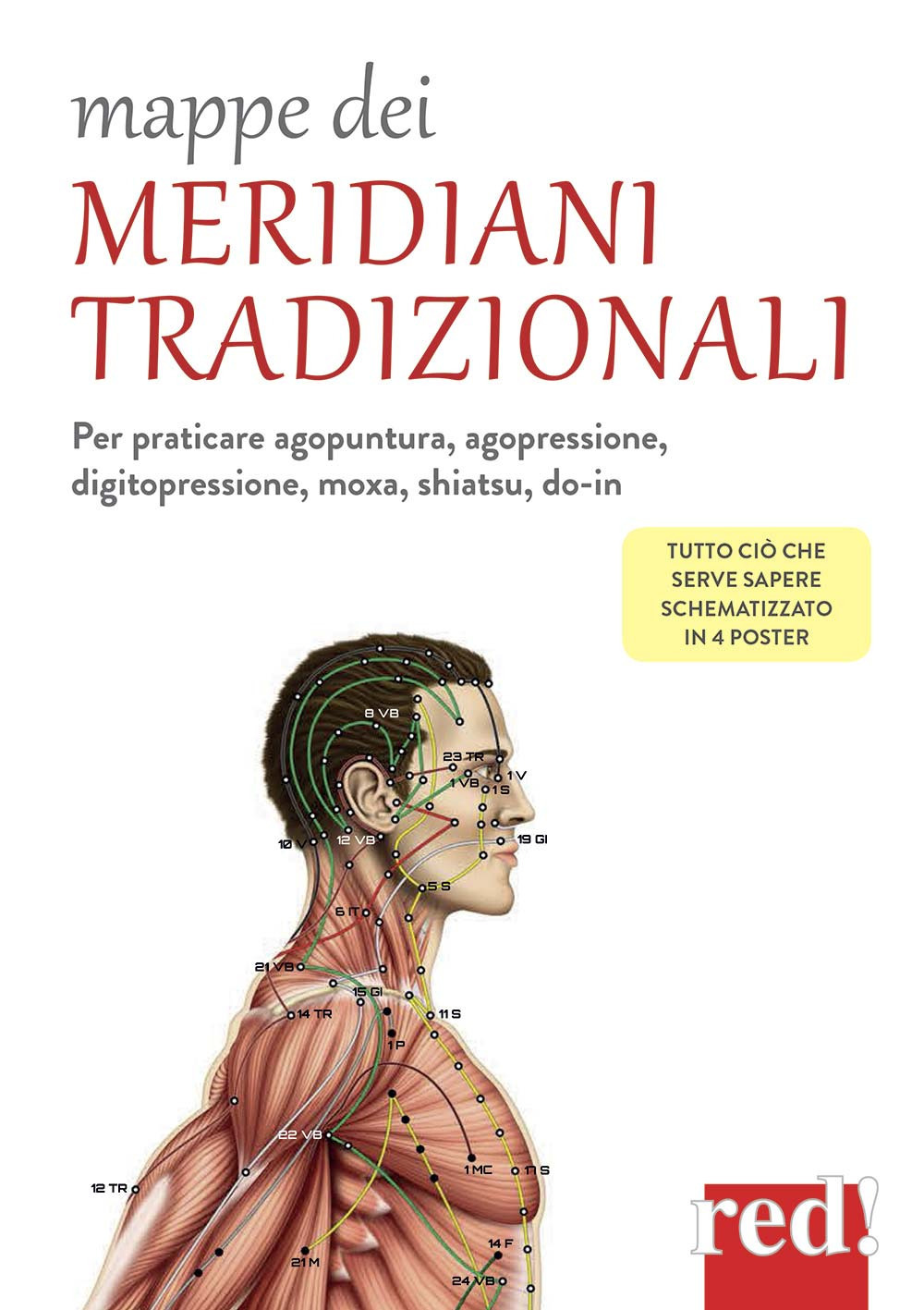 Mappe dei meridiani tradizionali. Per praticare agopuntura, agopressione, digitopressione, moxa, shiatsu, do-in