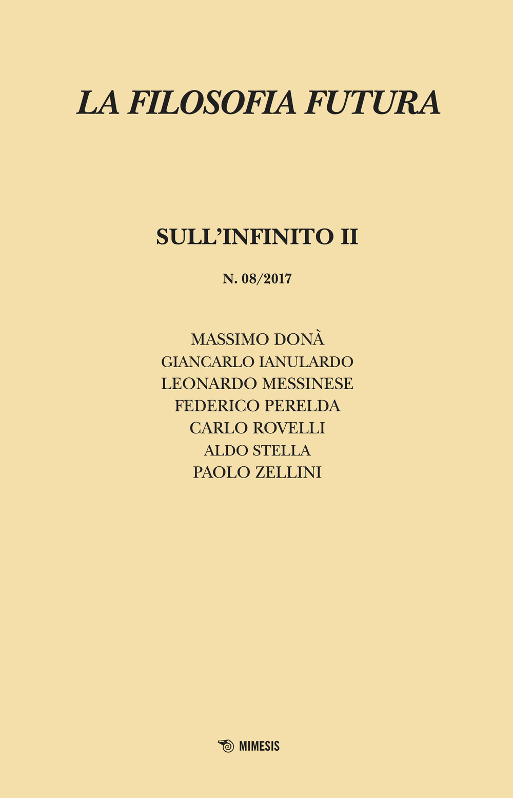 La filosofia futura. Vol. 8: Sull'infinito II