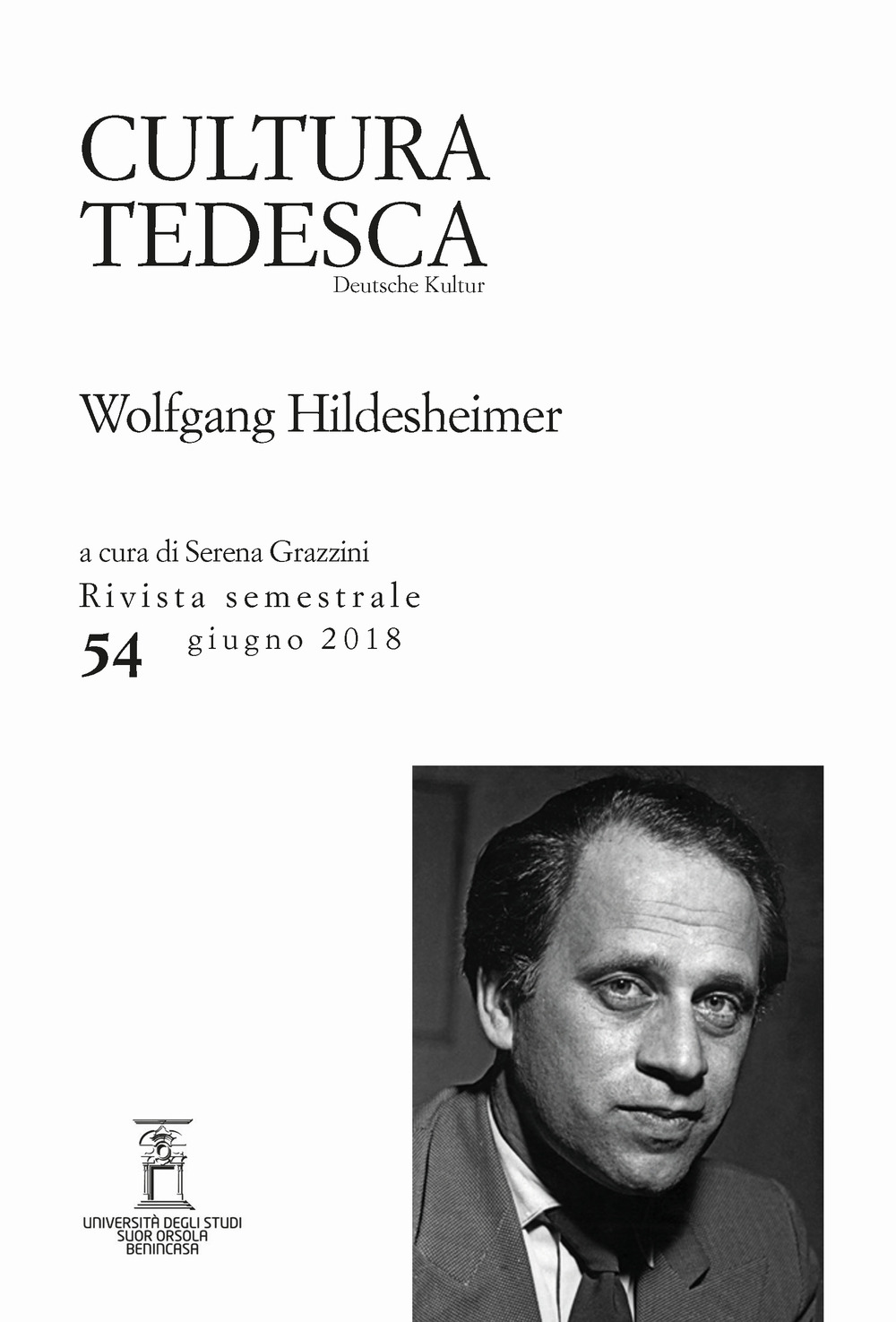 Cultura tedesca. Vol. 54: Wolfgang Hildesheimer
