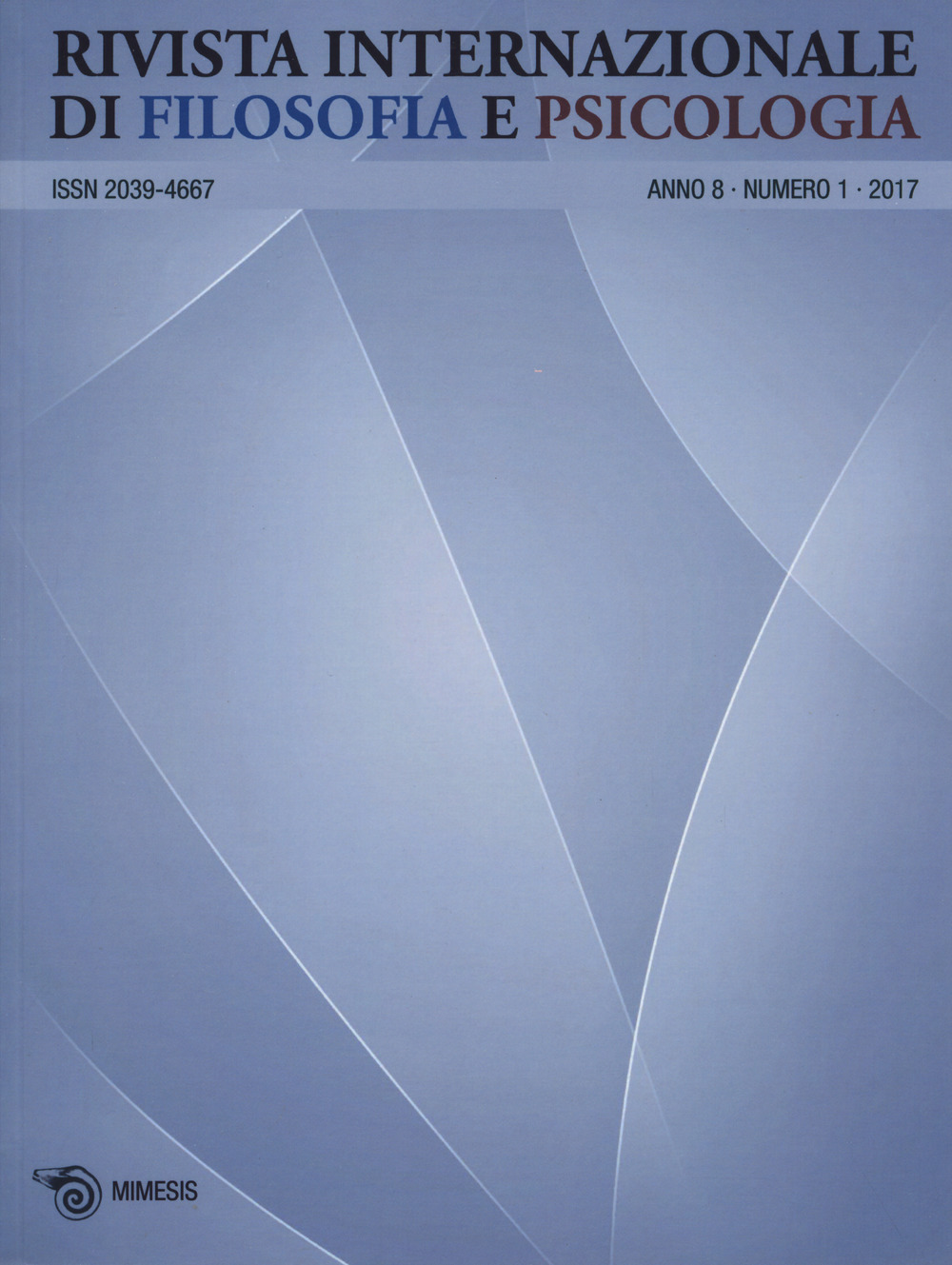 Rivista internazionale di filosofia e psicologia. Vol. 1