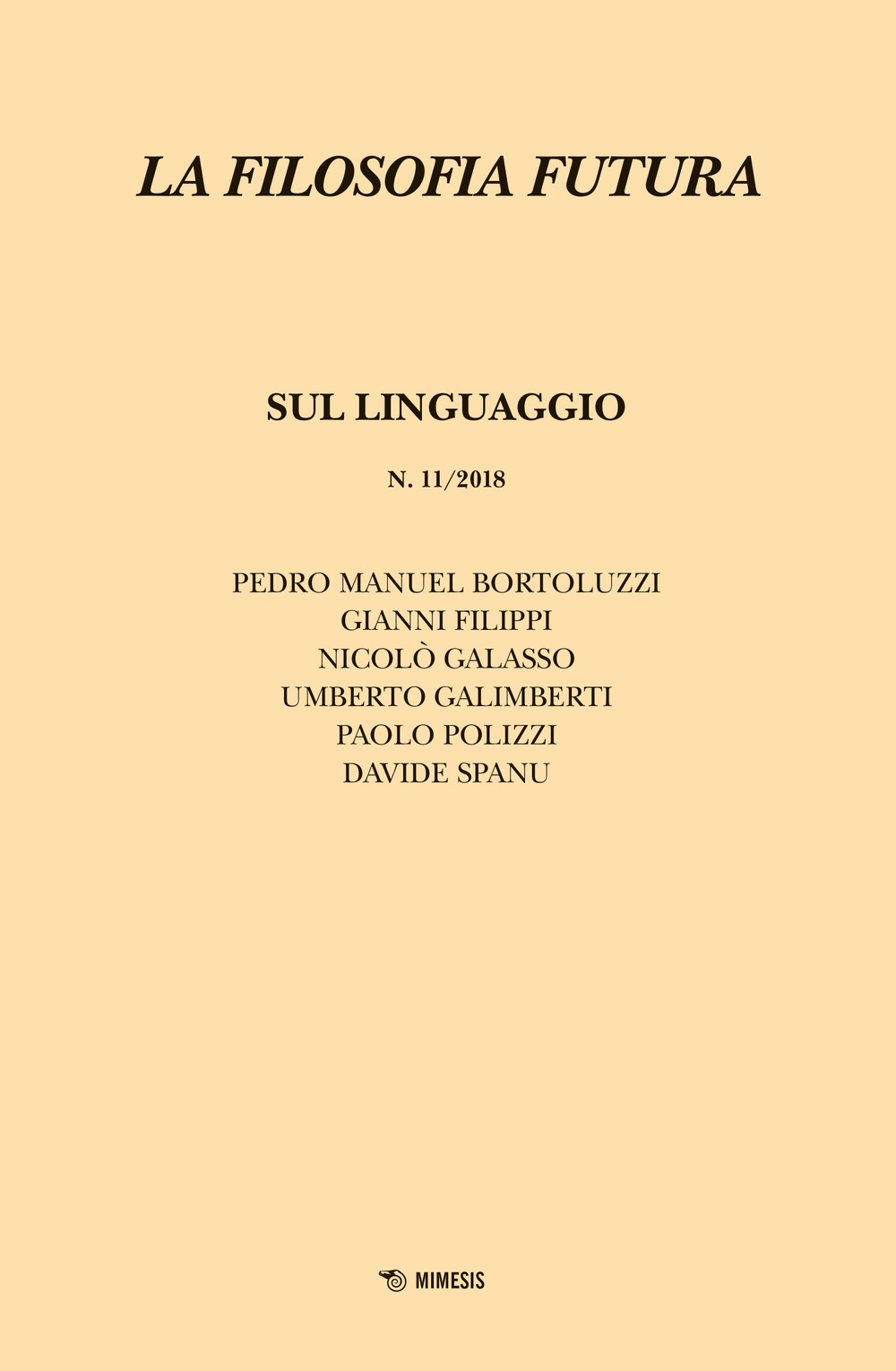 La filosofia futura. Vol. 11: Sul linguaggio