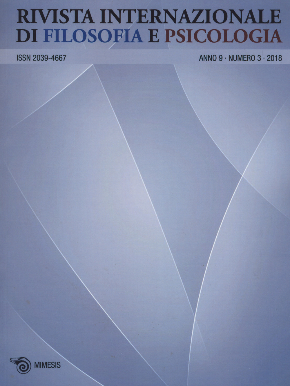 Rivista internazionale di filosofia e psicologia. Vol. 3