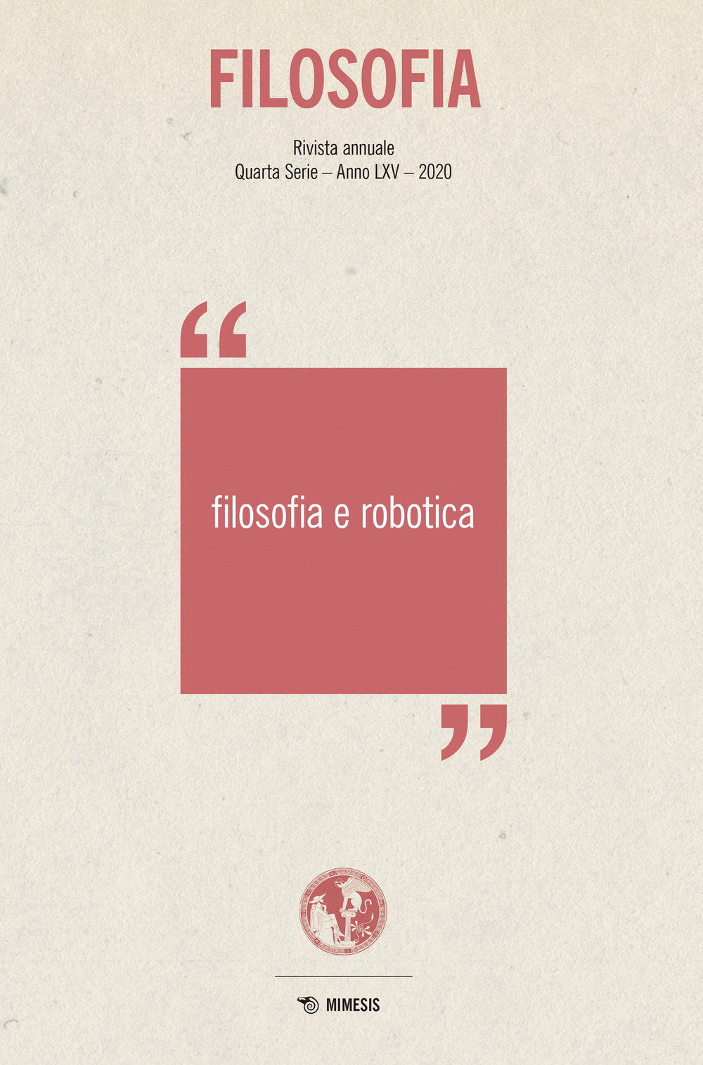 Filosofia. Filosofia e robotica