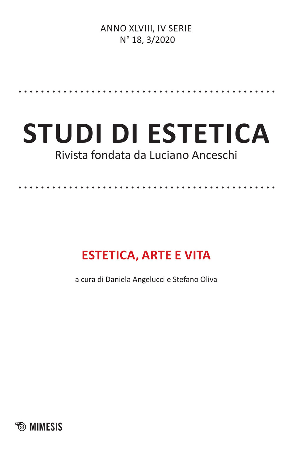Studi di estetica. Vol. 3: Estetica, arte e vita