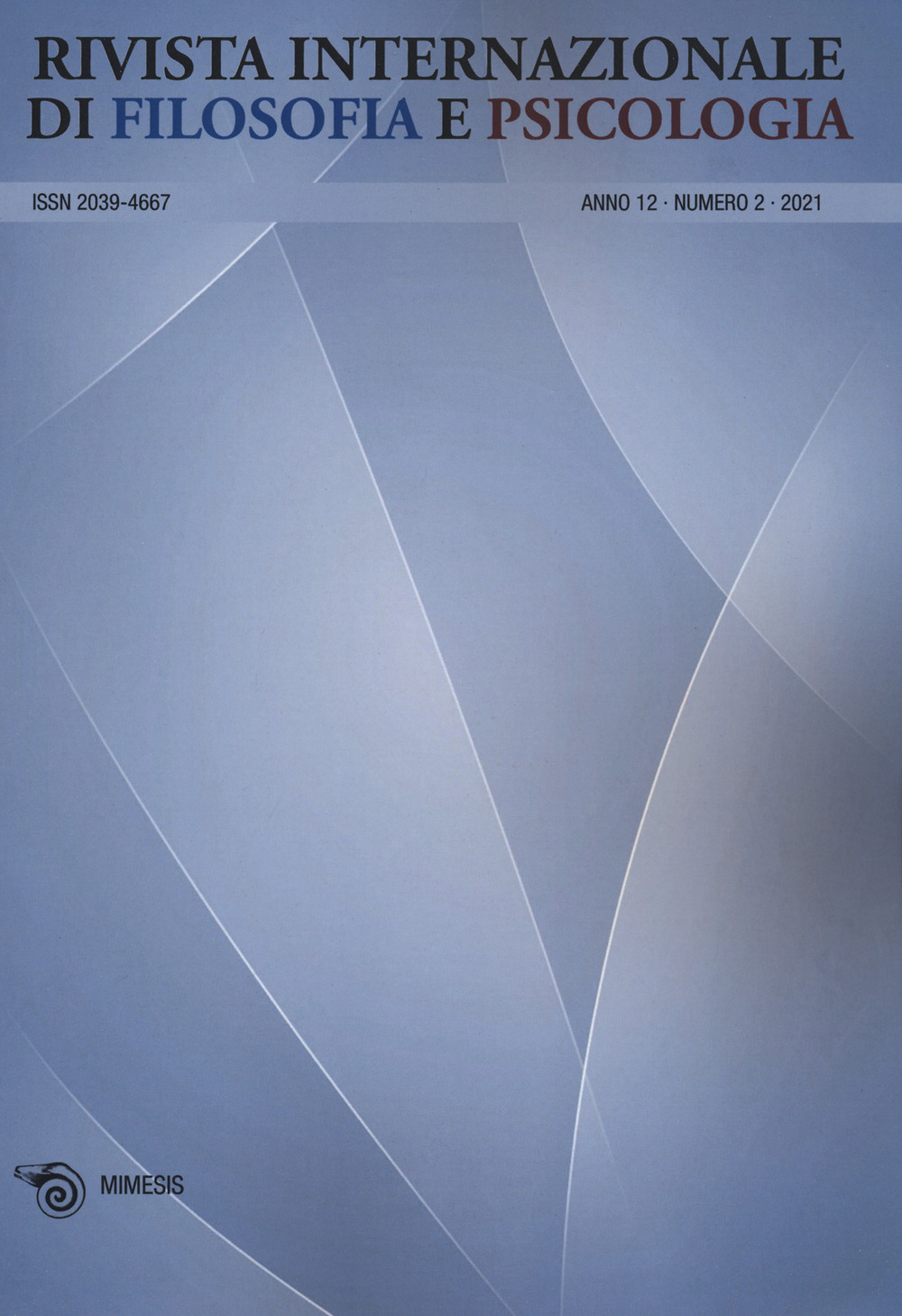 Rivista internazionale di filosofia e psicologia. Vol. 2