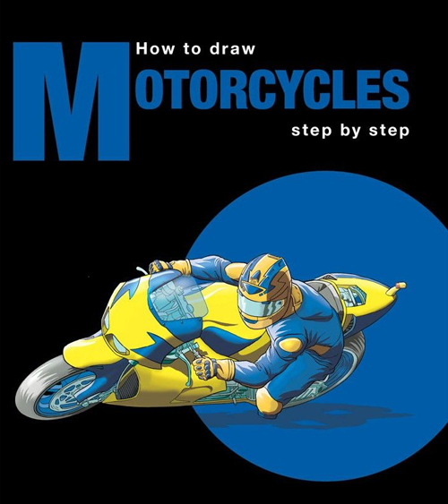 How to draw motorcycles step by step