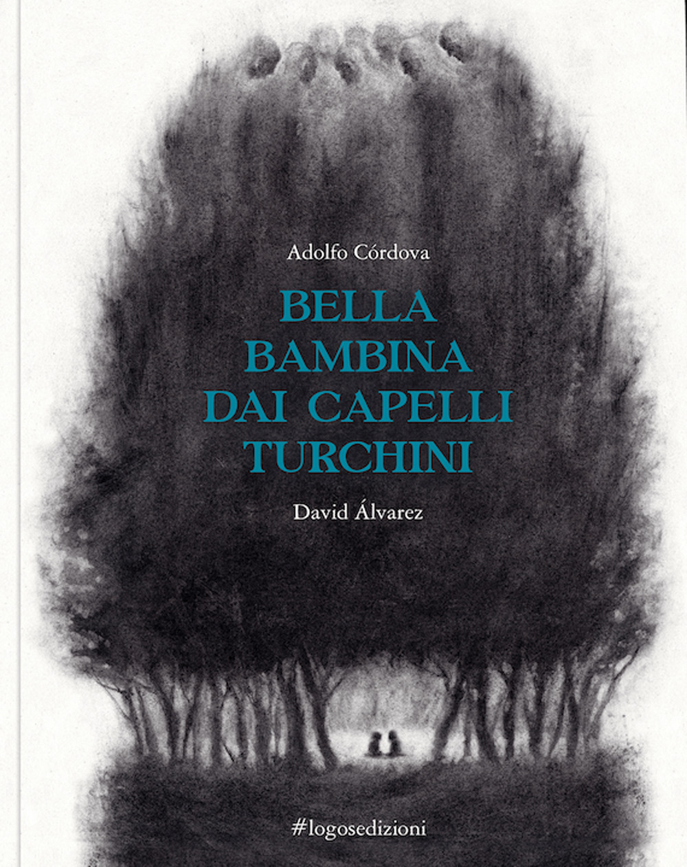 Bella bambina dai capelli turchini