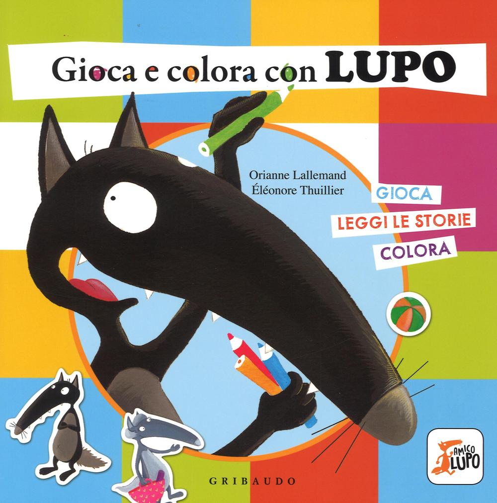 Gioca e colora con lupo. Amico lupo