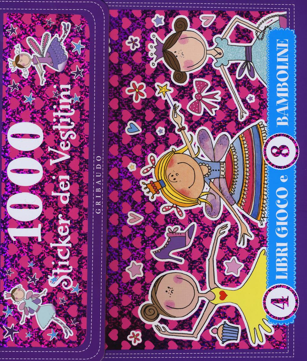 1000 stickers dei vestitini. Con adesivi