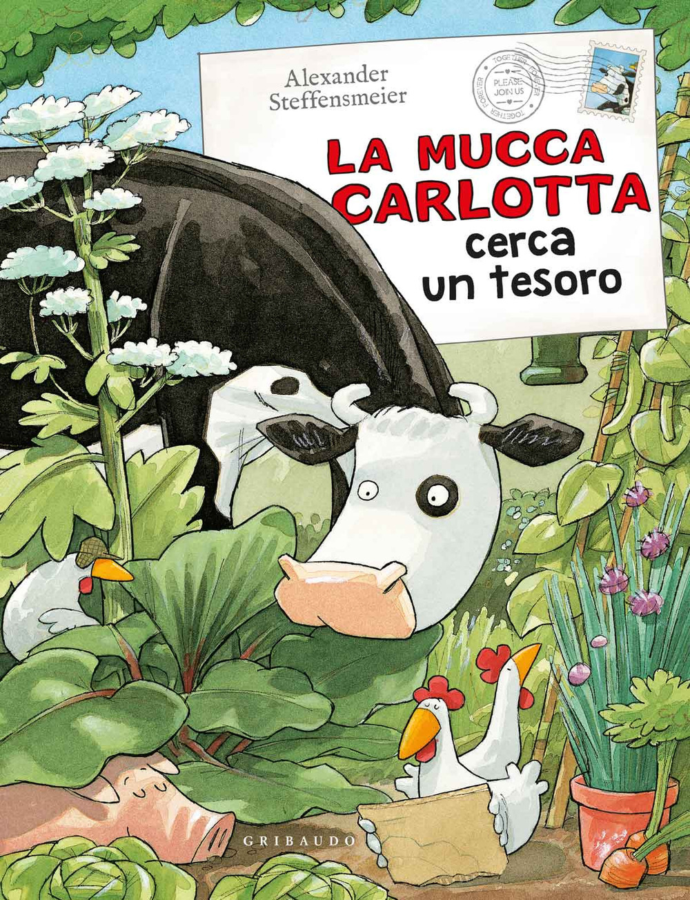 La mucca Carlotta cerca un tesoro
