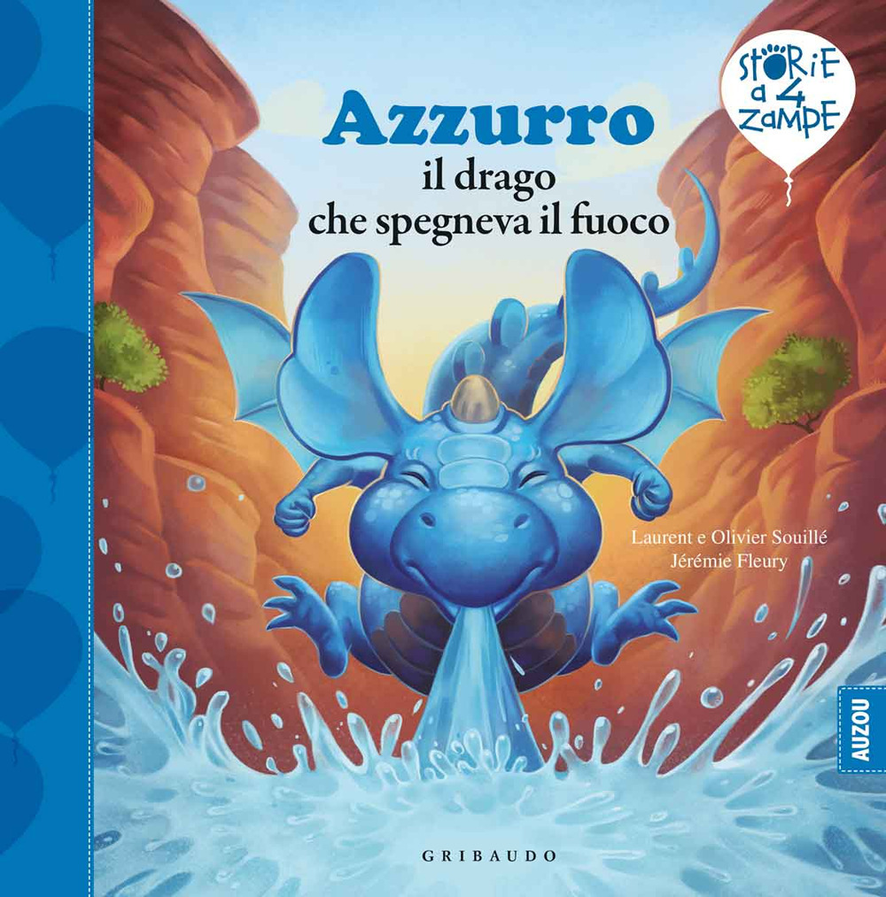 Azzurro il drago che spegneva il fuoco