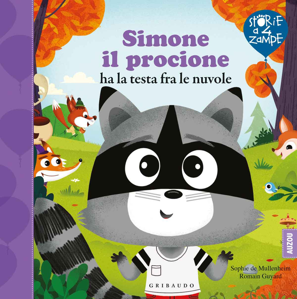Simone il procione ha la testa fra le nuvole