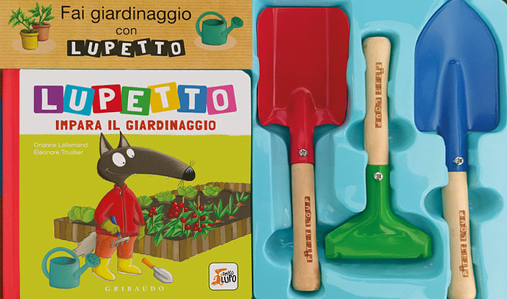 Fai giardinaggio con Lupetto. Amico lupo