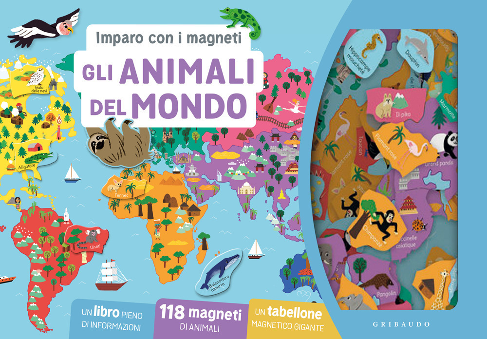 Gli Animali del mondo. Imparo con i magneti