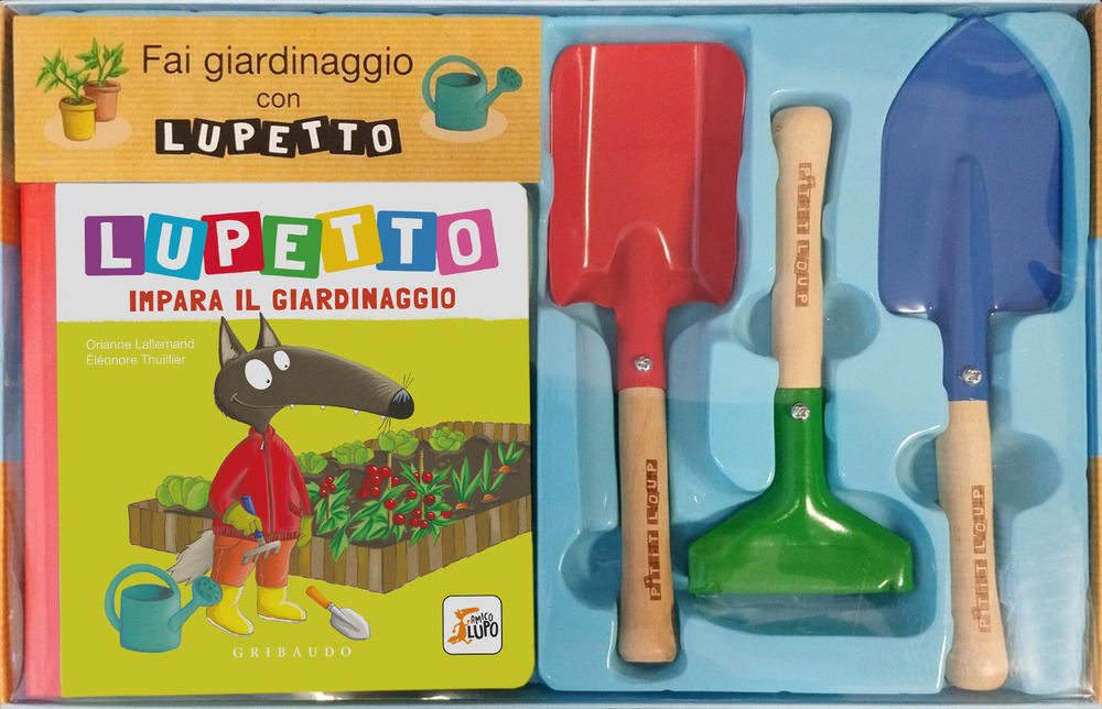 Fai giardinaggio con Lupetto. Amico lupo