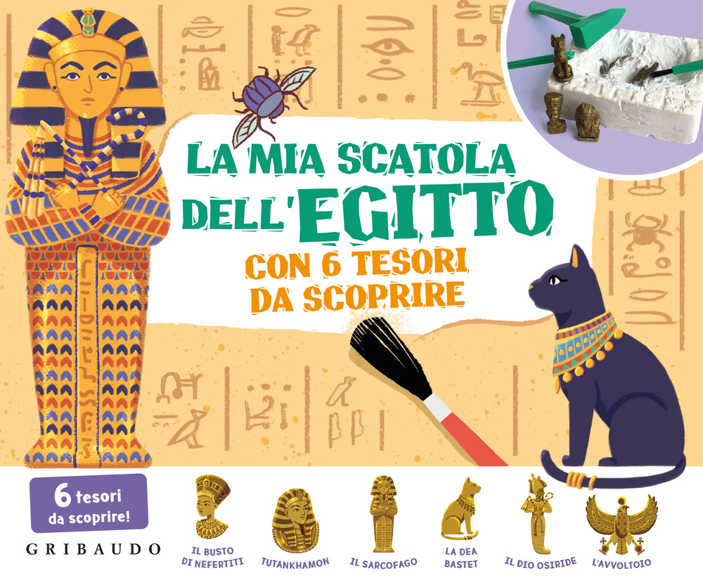 La mia scatola dell'Egitto con 6 tesori da scoprire