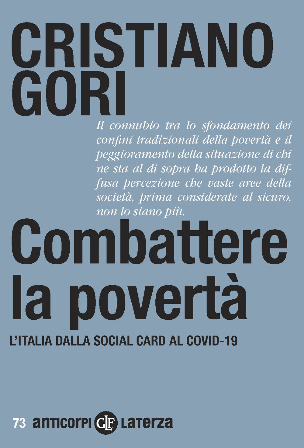 Combattere la povertà. L’Italia dalla Social card al Covid-19