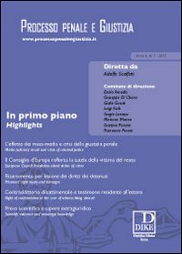 Processo penale e giustizia. Vol. 1