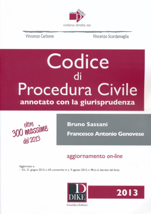 Codice di procedura civile. Annotato con la giurisprudenza