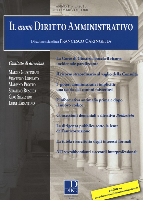 Il nuovo diritto amministrativo. Vol. 5