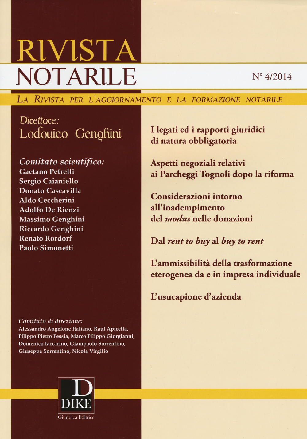 Rivista notarile. Vol. 4
