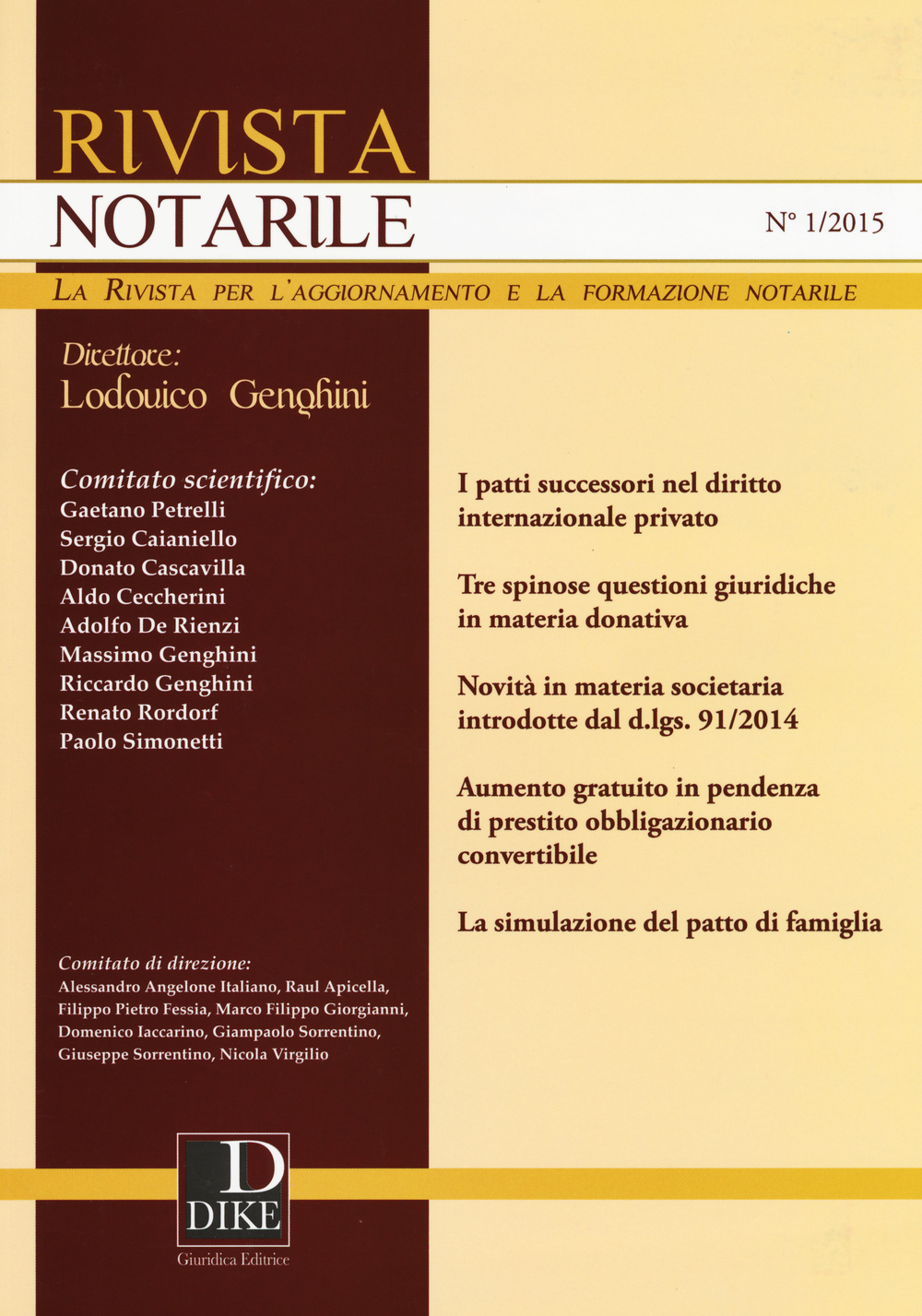 Rivista notarile. Vol. 1