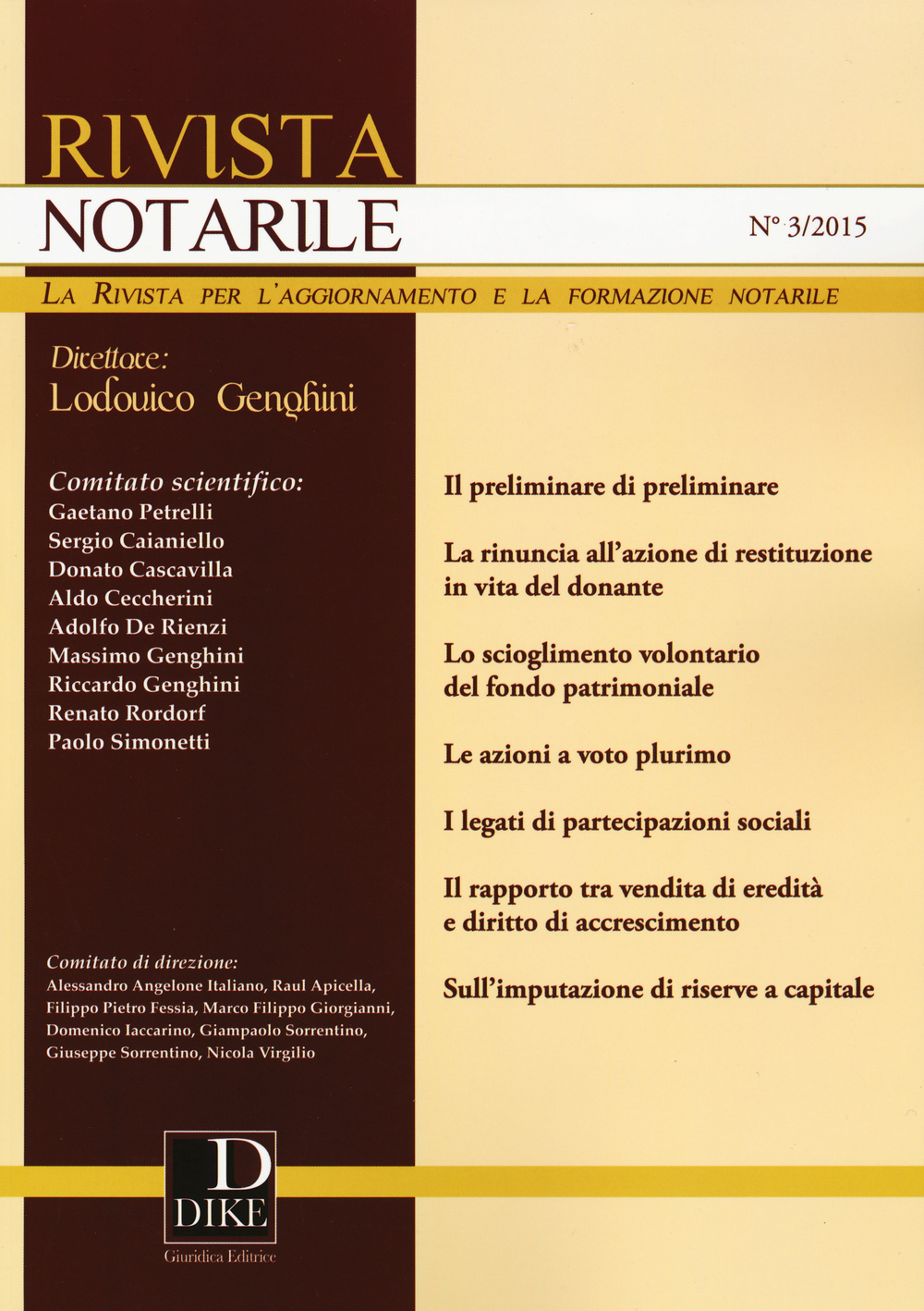 Rivista notarile. Vol. 3