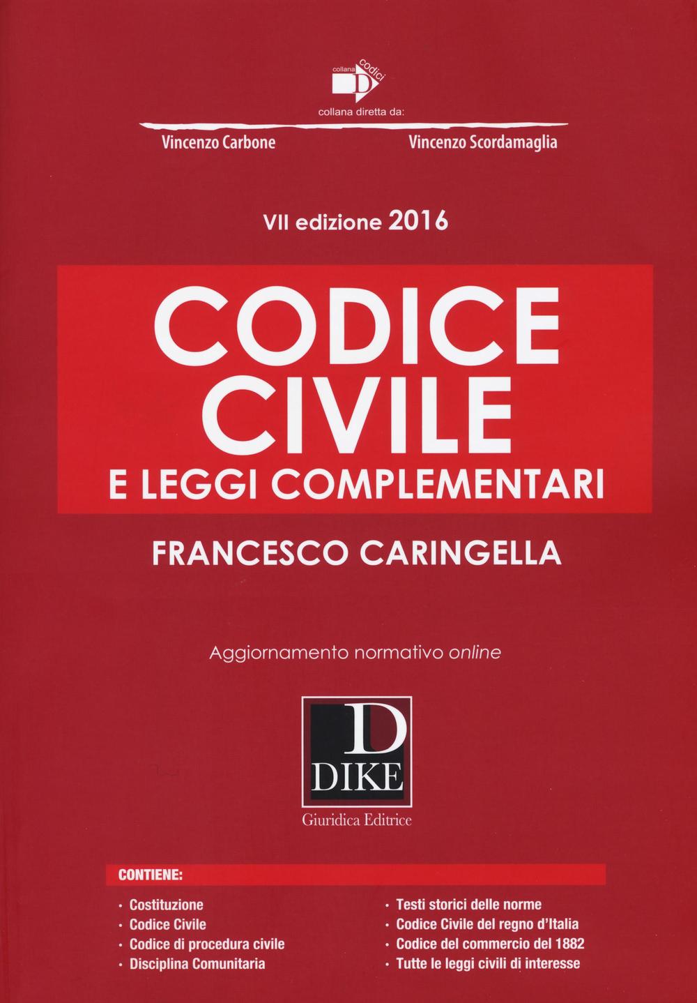 Codice civile e leggi complementari