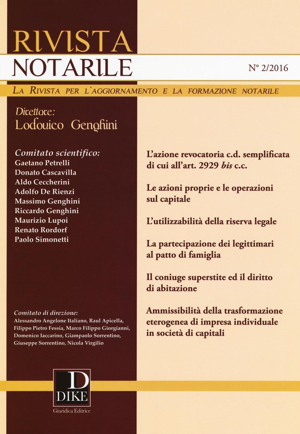 Rivista notarile. Vol. 2