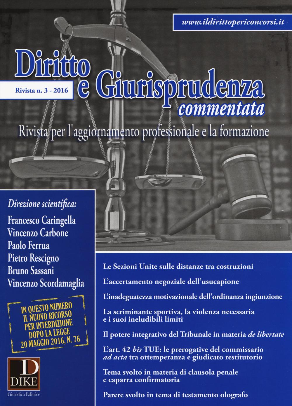 Diritto e giurisprudenza commentata. Vol. 3