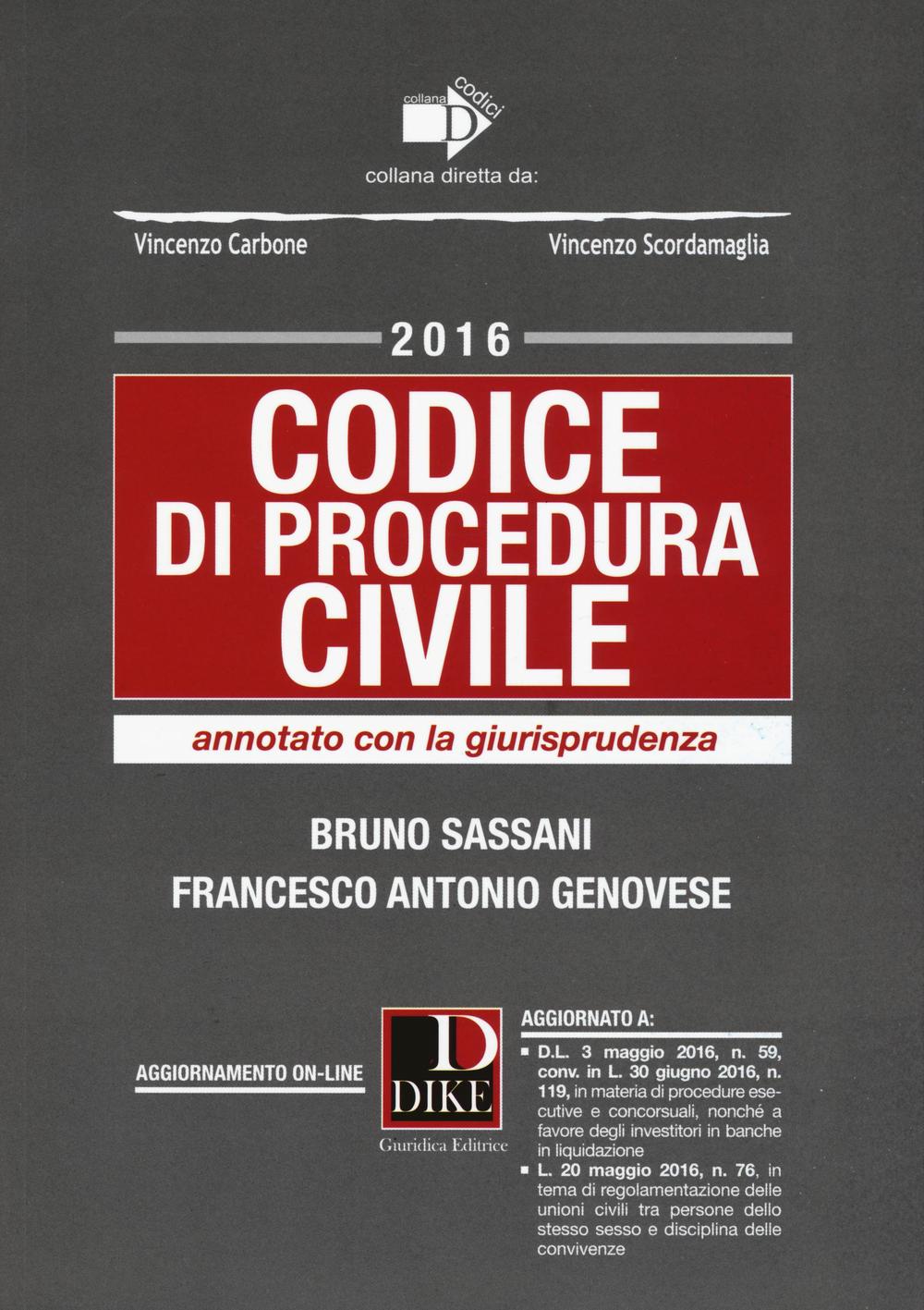 Codice di procedura civile. Annotato con la giurisprudenza