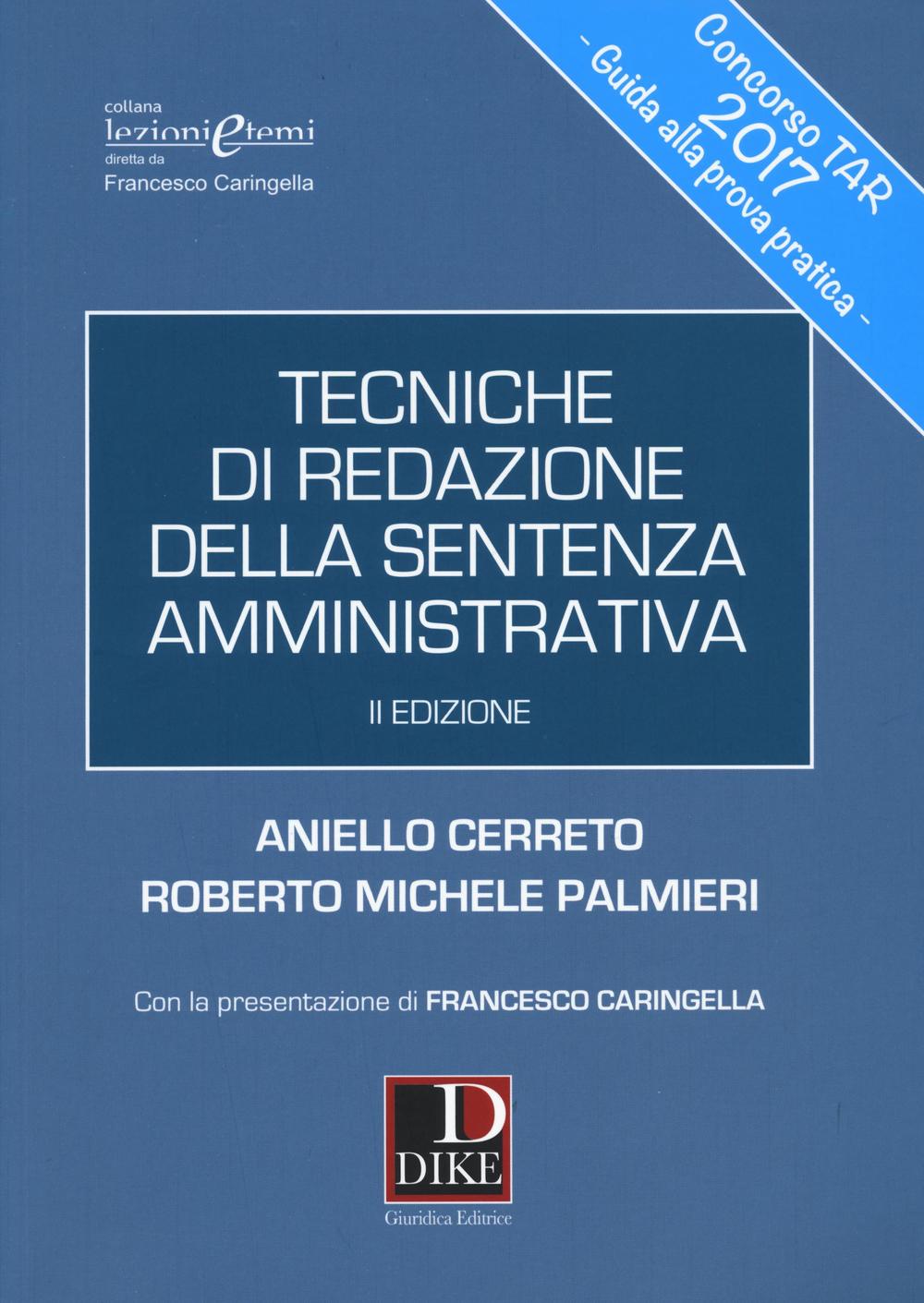 Tecniche di redazione della sentenza amministrativa