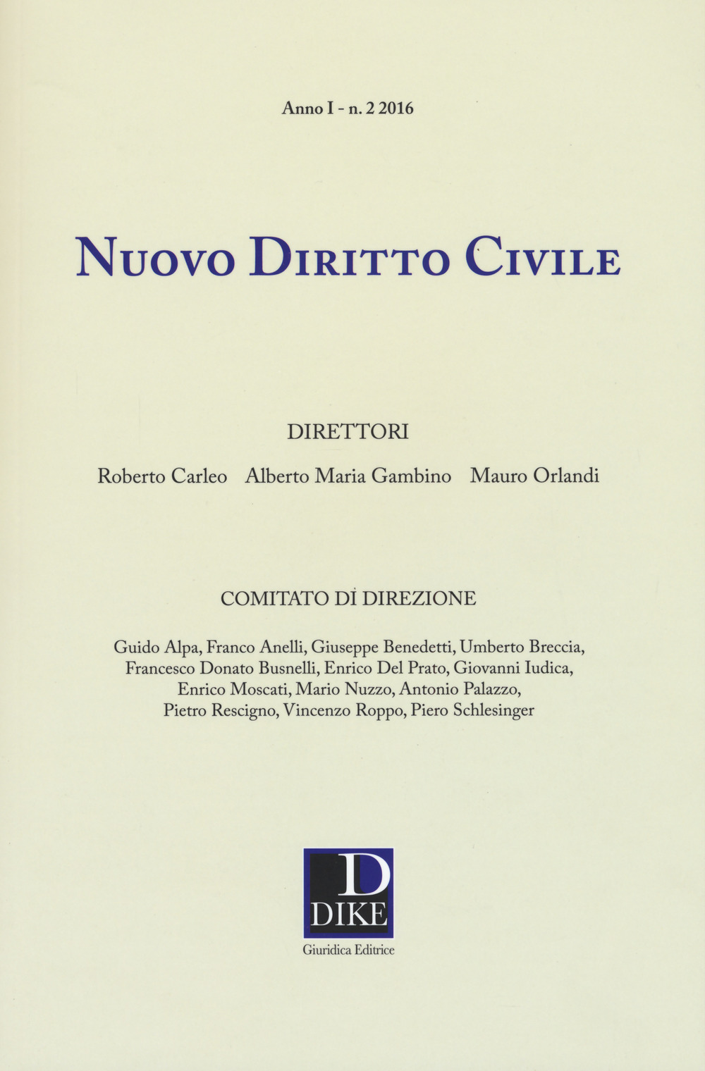 Nuovo diritto civile  . Vol. 2