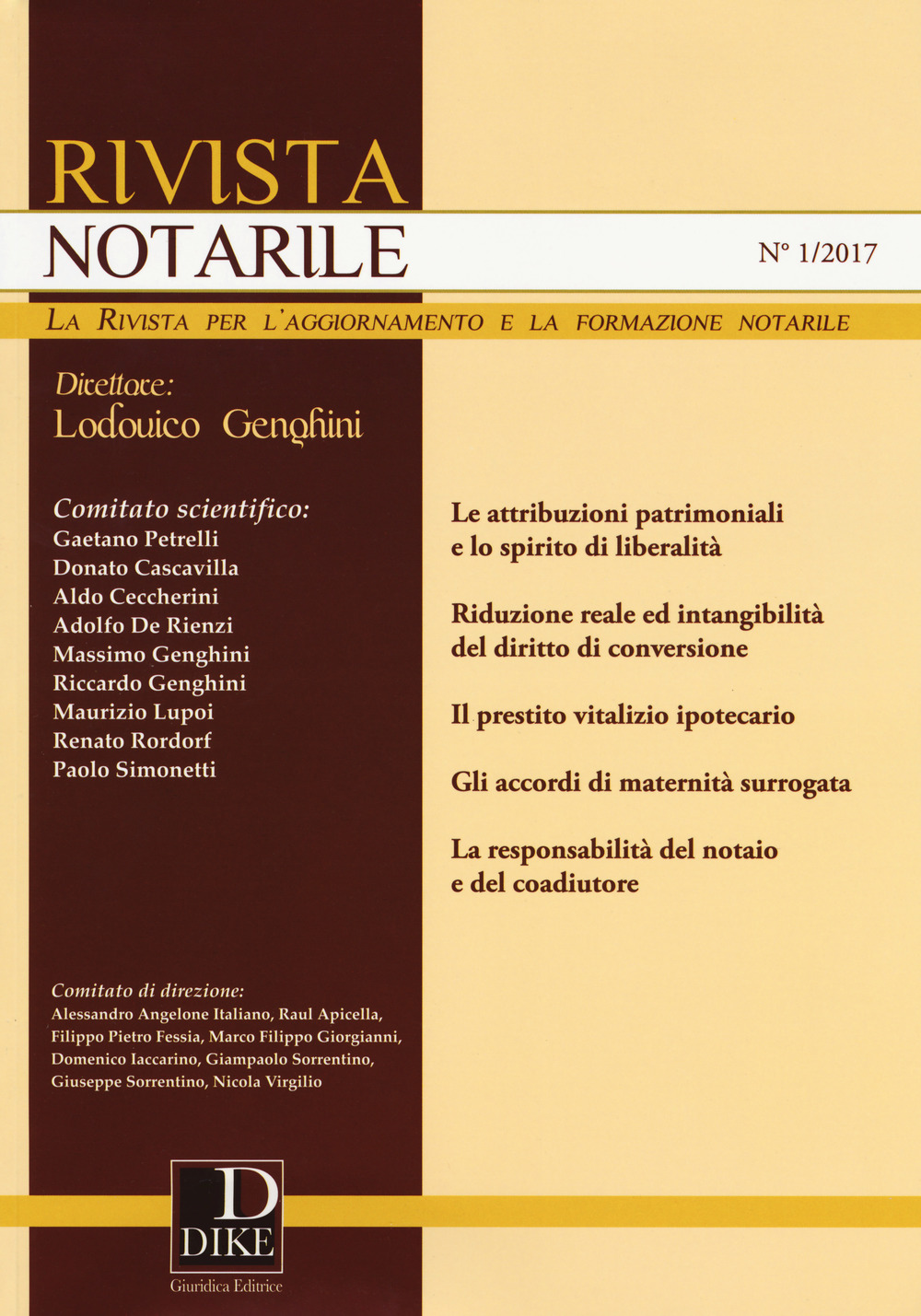 Rivista notarile. Vol. 1