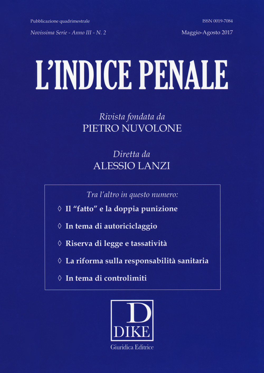 L'indice penale. Vol. 2
