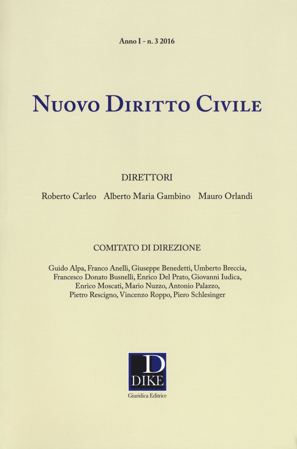 Nuovo diritto civile. Vol. 3