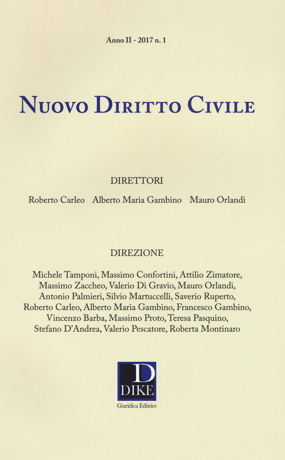 Nuovo diritto civile. Vol. 1