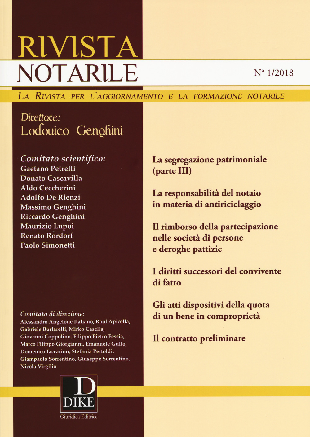 Rivista notarile. Vol. 1