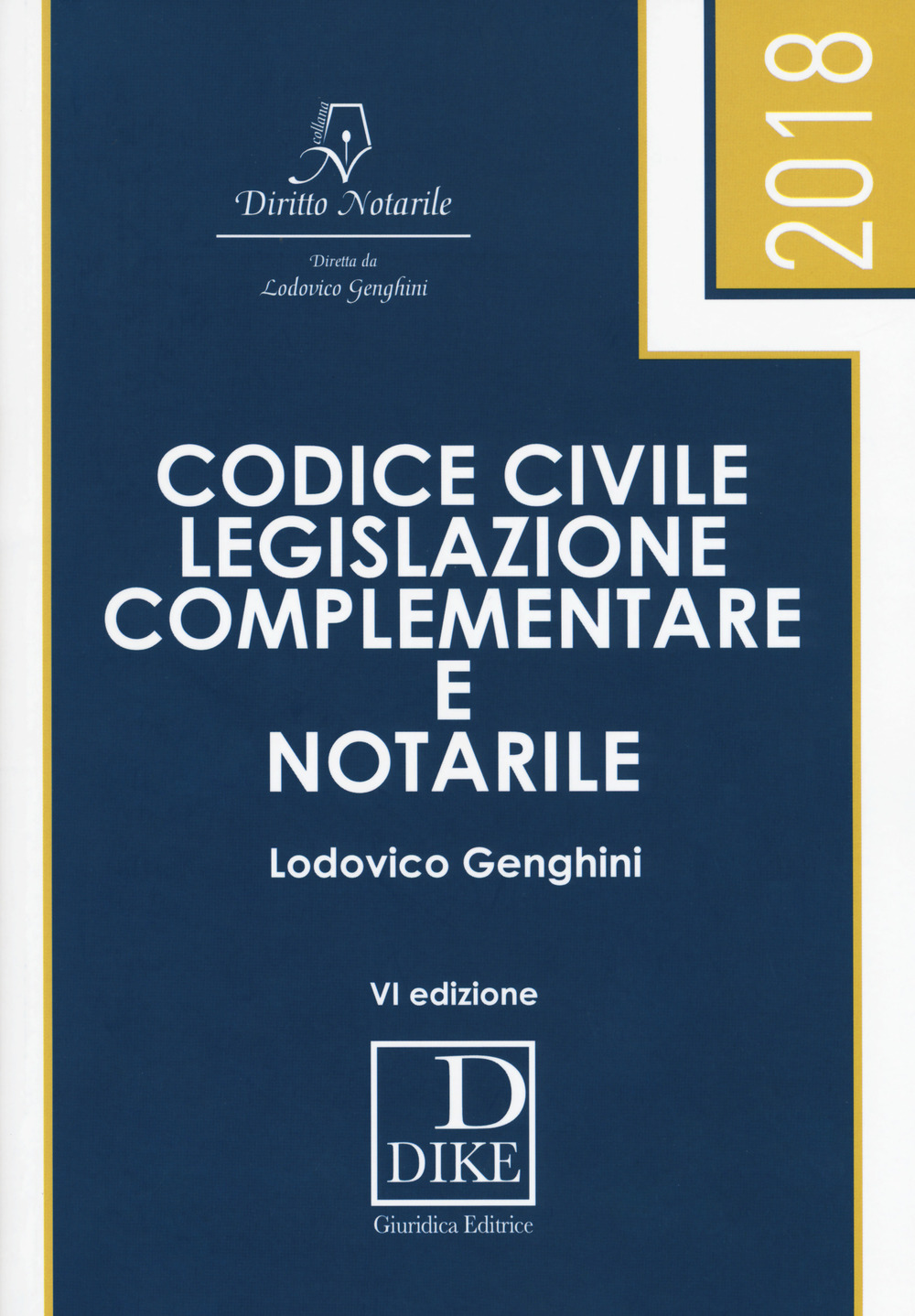 Codice civile, legislazione complementare e notarile