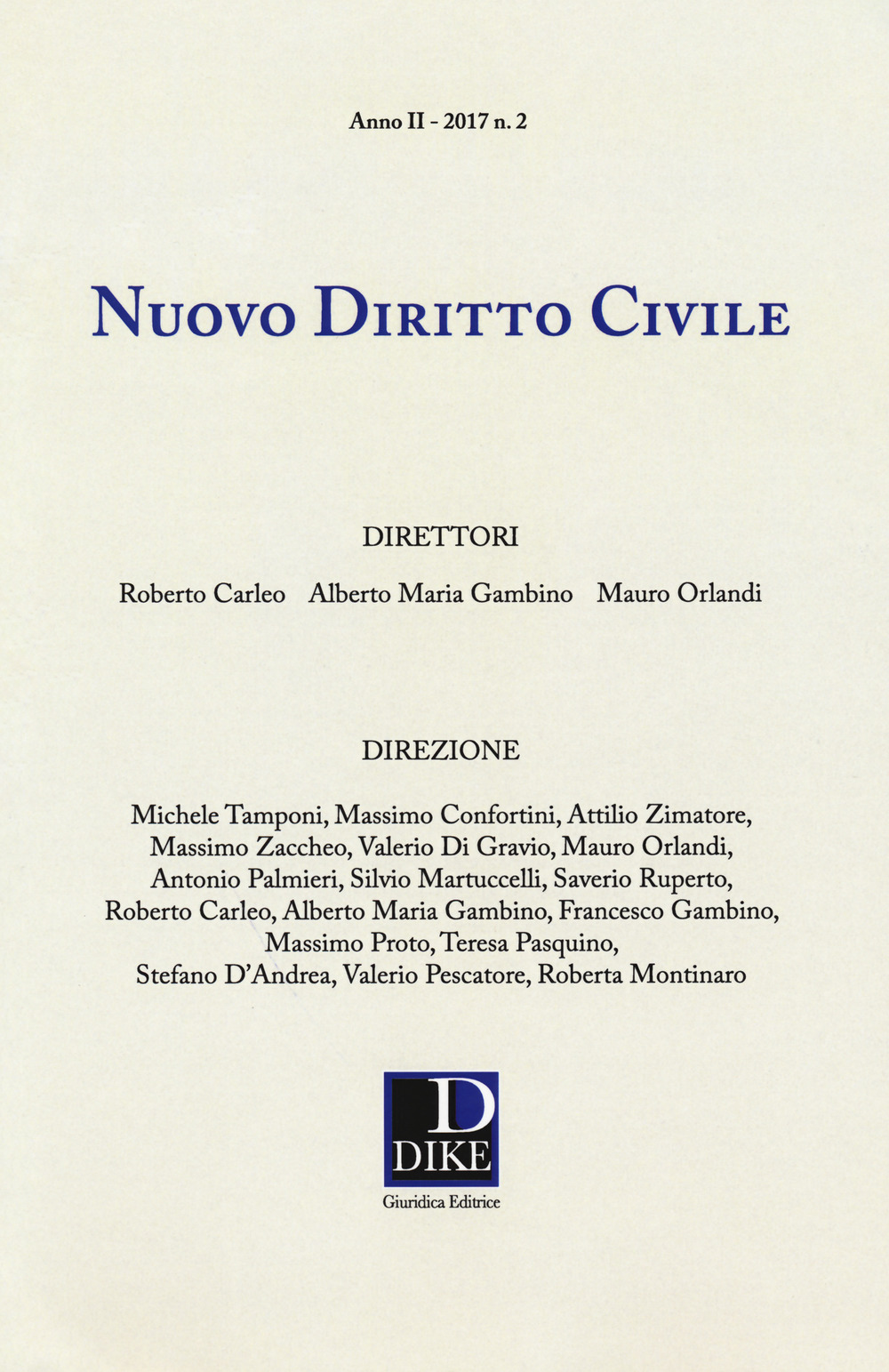Nuovo diritto civile. Vol. 2