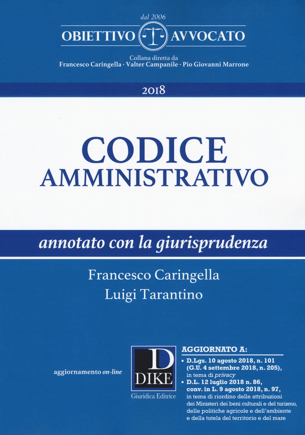 Codice amministrativo annotato con la giurisprudenza