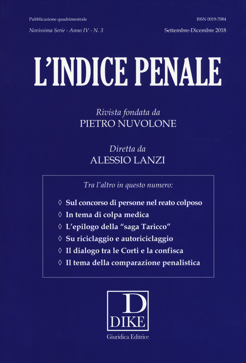 L'indice penale. Vol. 3