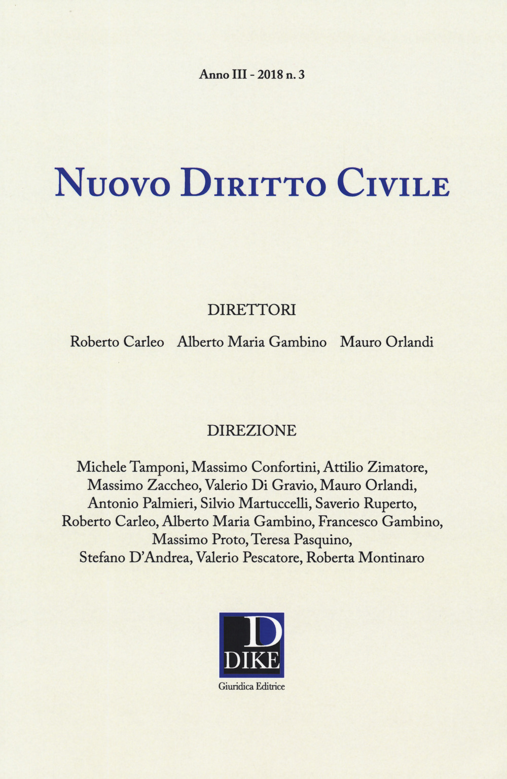 Nuovo diritto civile. Vol. 3
