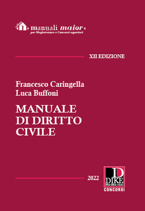 Manuale di diritto civile. Ediz. maior
