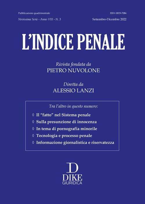 L'indice penale. Vol. 3