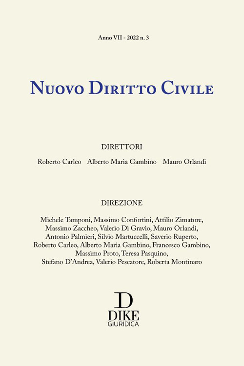 Nuovo diritto civile. Vol. 3