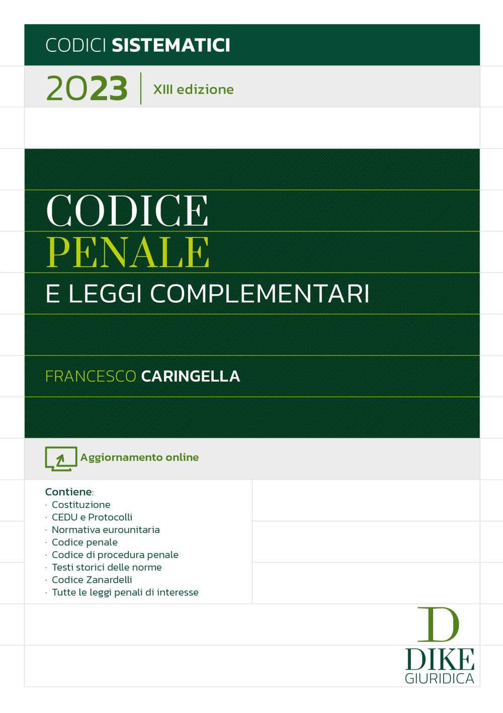 Codice penale e leggi complementari 2023