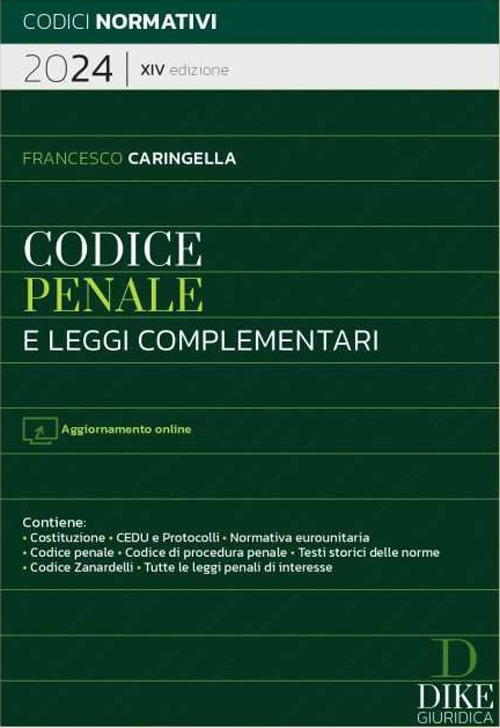 Codice penale e leggi complementari 2024